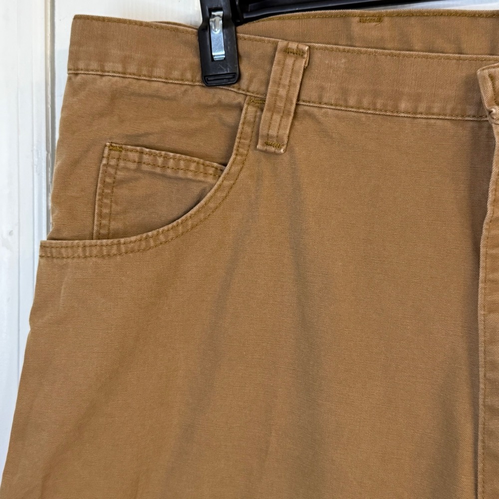 Wrangler Carpenter Shorts Work Utility Casual Brown Cotton Size 42 - Picture 2 of 5